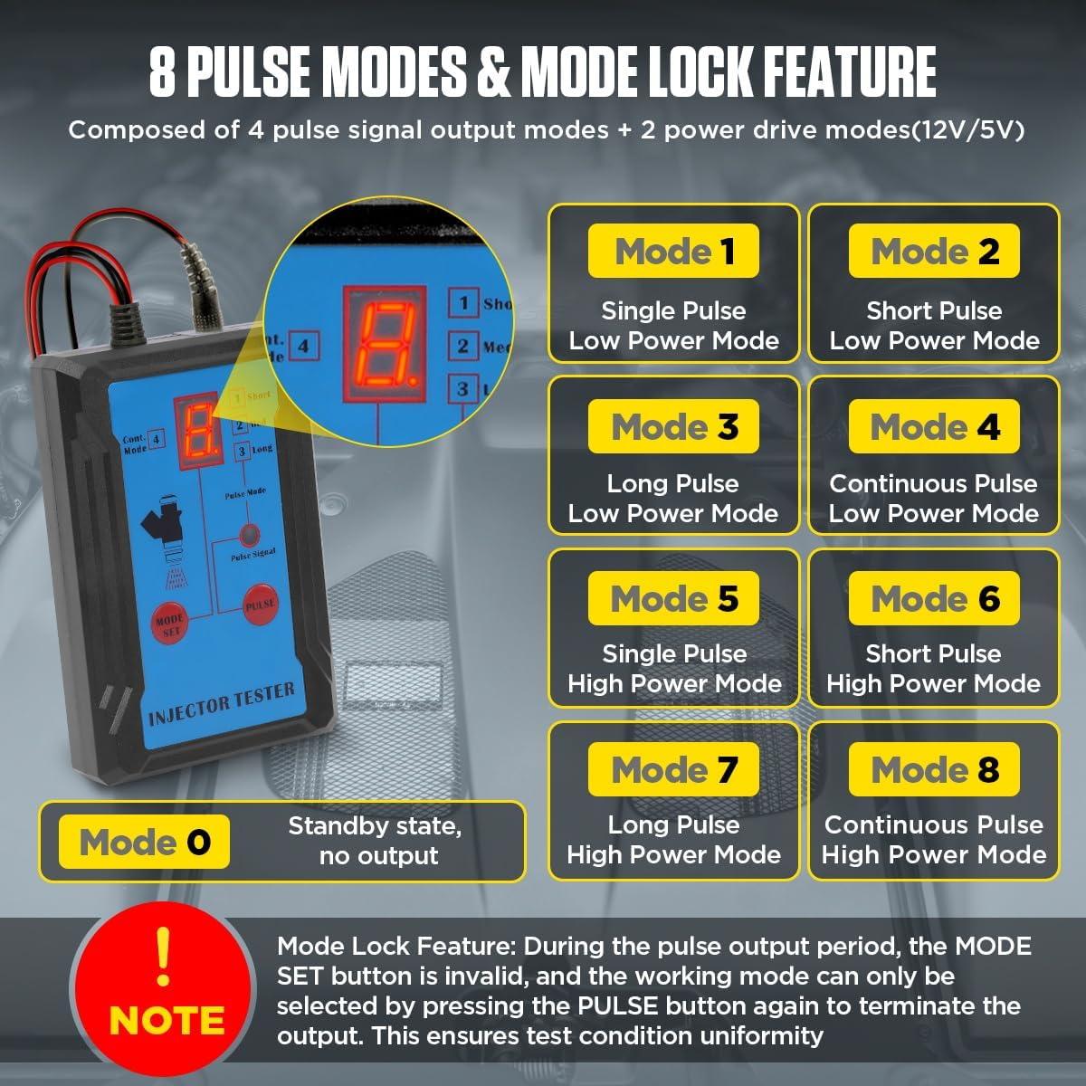 Kit de Limpiador de Inyectores de Combustible KAISAL 12V