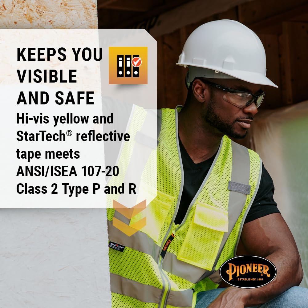 Chaleco de Seguridad SureWerx Hi Vis X-Large 8 Bolsillos