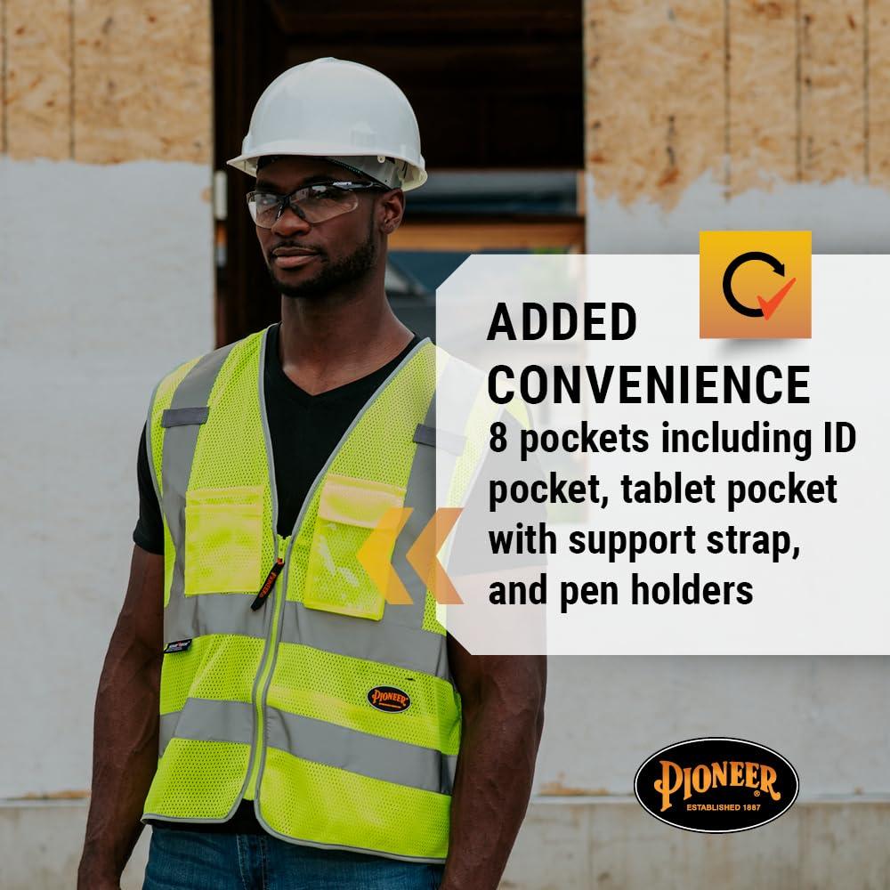 Chaleco de Seguridad SureWerx Hi Vis X-Large 8 Bolsillos