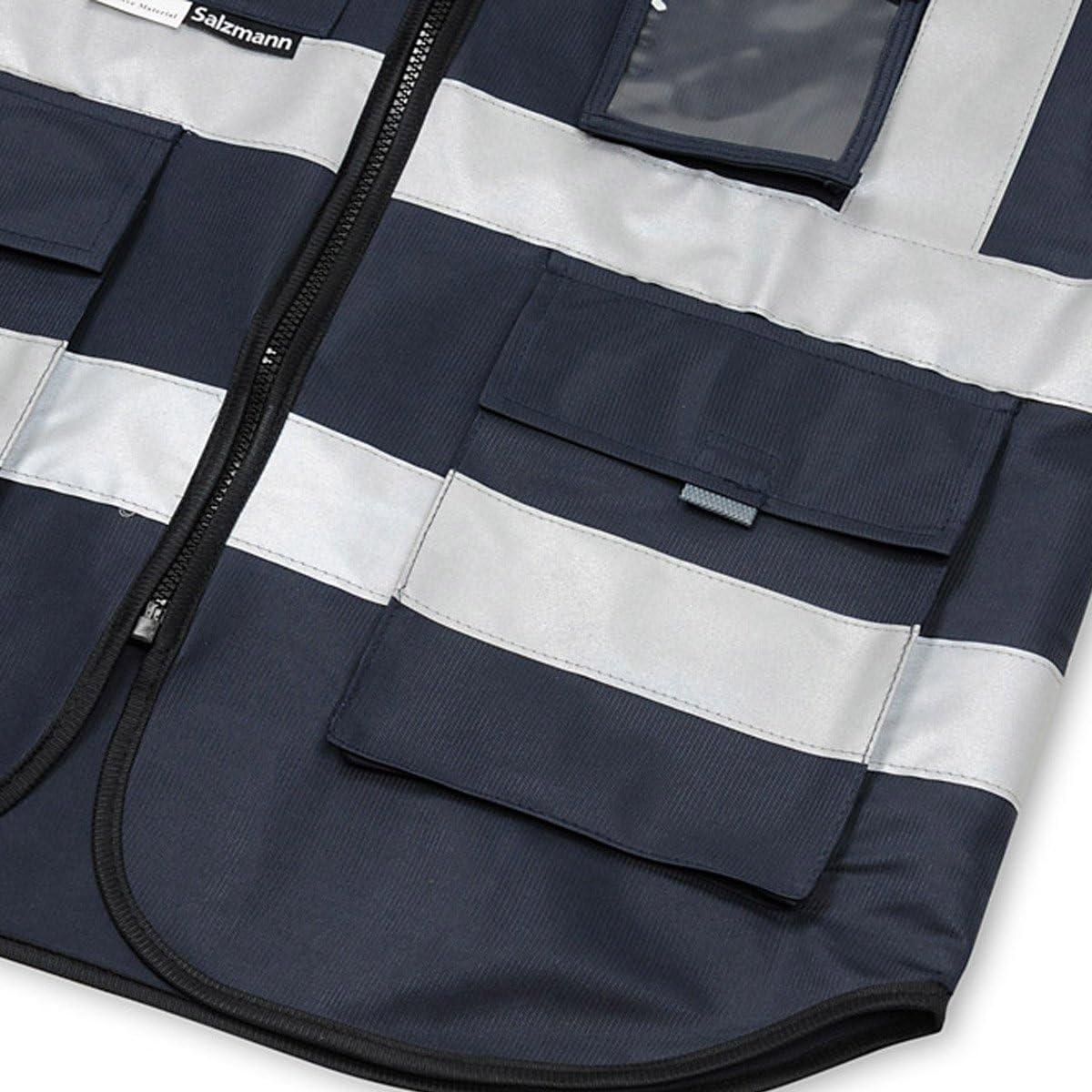 Chaleco Reflectante Salzmann Multi-Bolsillo Azul Marino