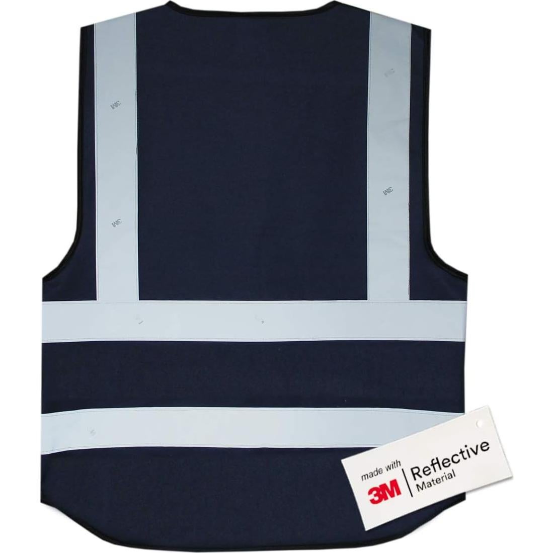 Chaleco Reflectante Salzmann Multi-Bolsillo Azul Marino