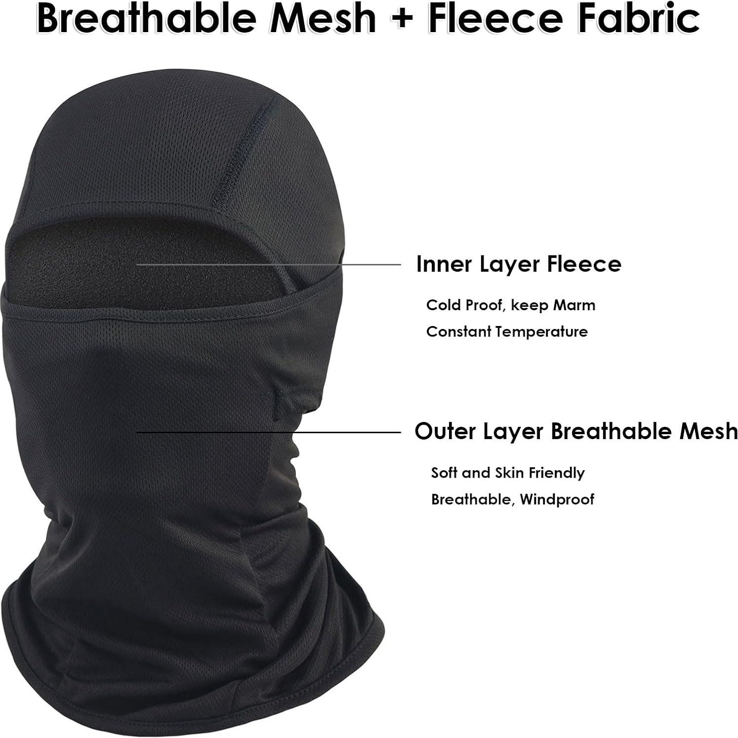 Máscara Balaclava Polar Unisex para Climas Fríos