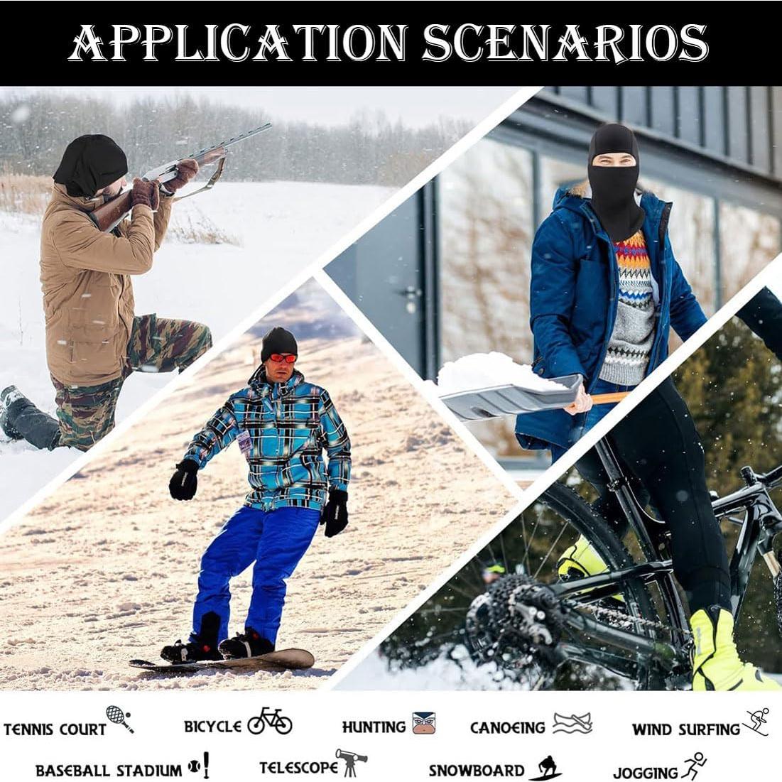 Máscara Balaclava Polar Unisex para Climas Fríos