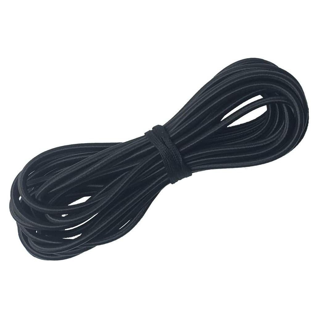 Cuerda Bungee Elástica Huouo 0.64 cm x 3.05 m Negra