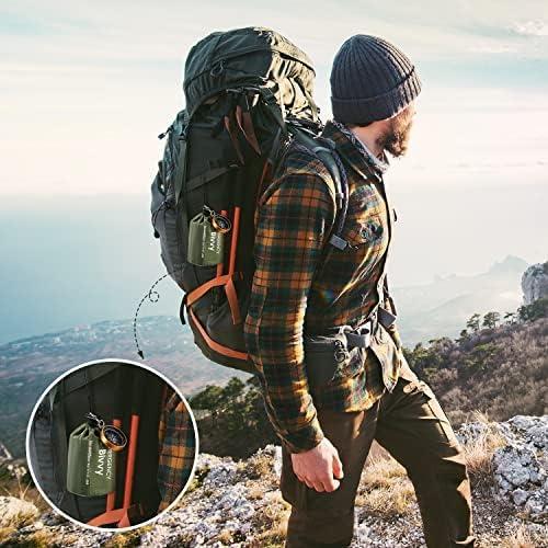 Saco de dormir de emergencia Esky Bivy 2Pack Mylar Verde