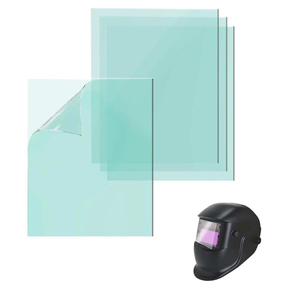 Cubierta de lente Dalekay 114x133mm 10 piezas para casco