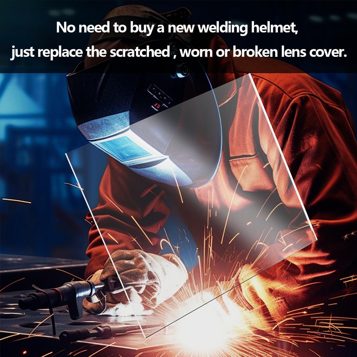 Cubierta de lente Dalekay 114x133mm 10 piezas para casco