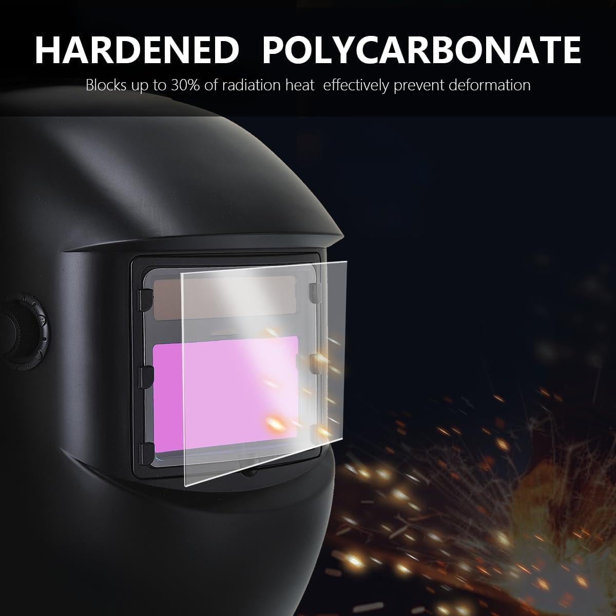 Cubierta de lente Dalekay 114x133mm 10 piezas para casco