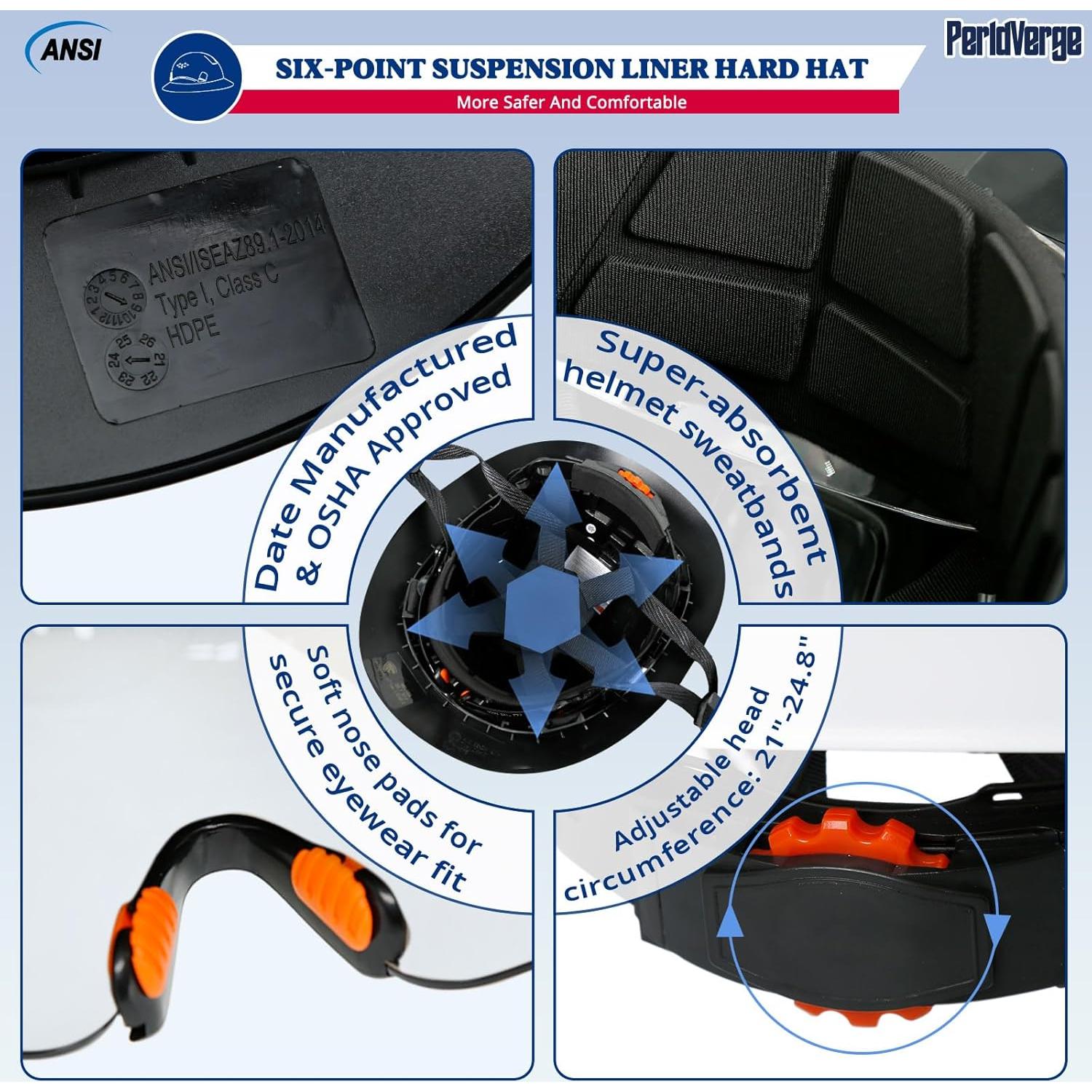 Casco de ala completa PerldVerge SF14 negro con visor