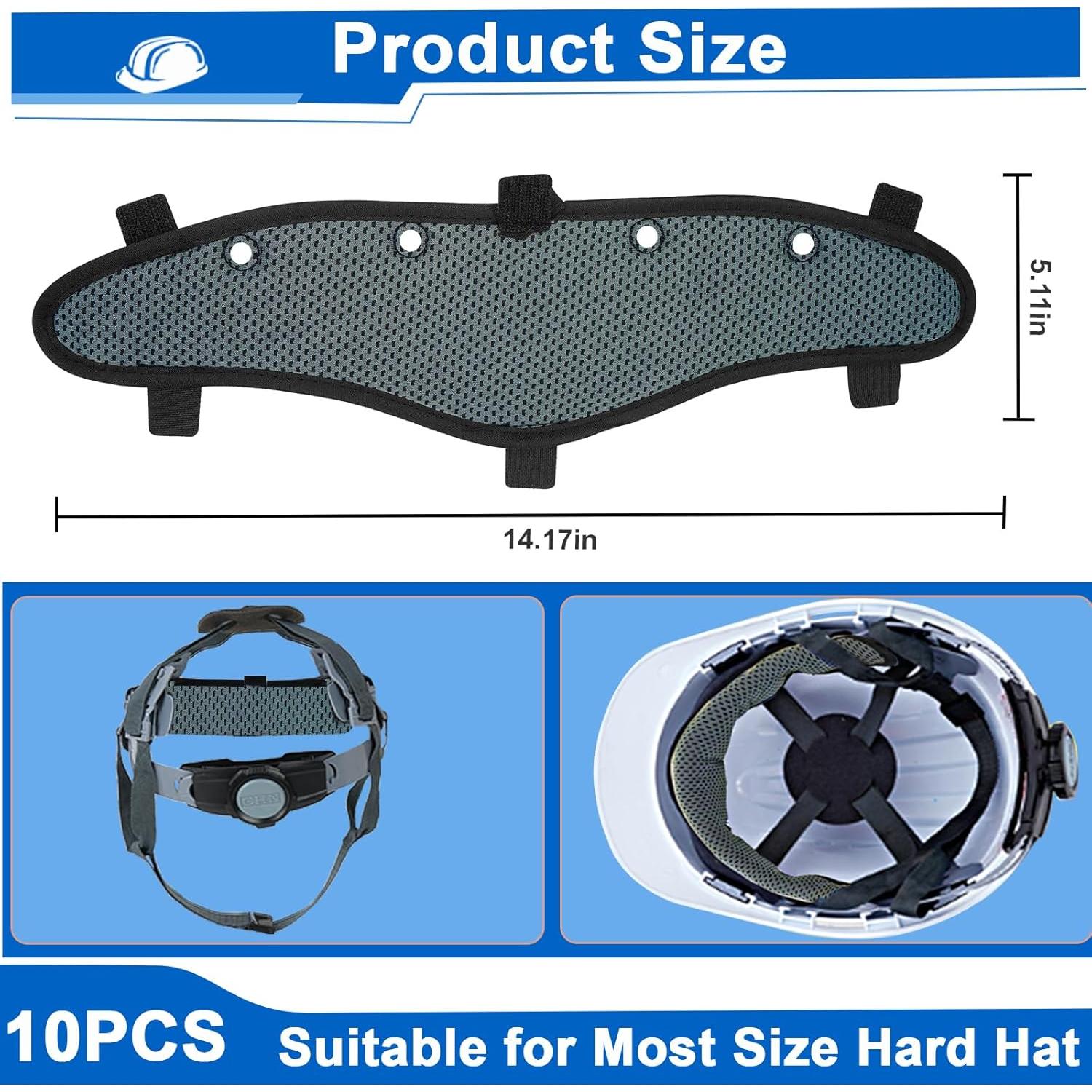 Banda para el sudor de casco Lenporl 10 piezas absorbente