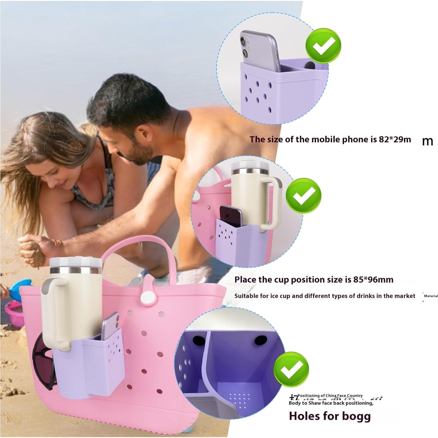 Soporte para Taza y Teléfono XHCLIUFB para Bogg Bag 1.18L