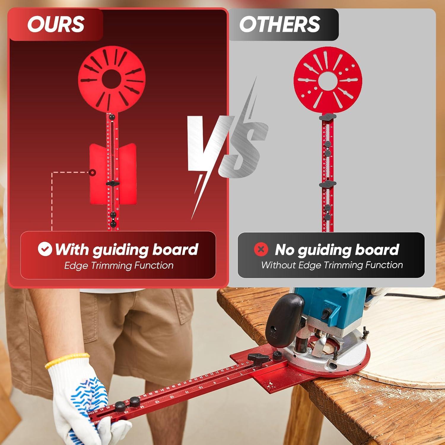 Soporte de Fresado de Router Saker Universal 38x18cm Aluminio