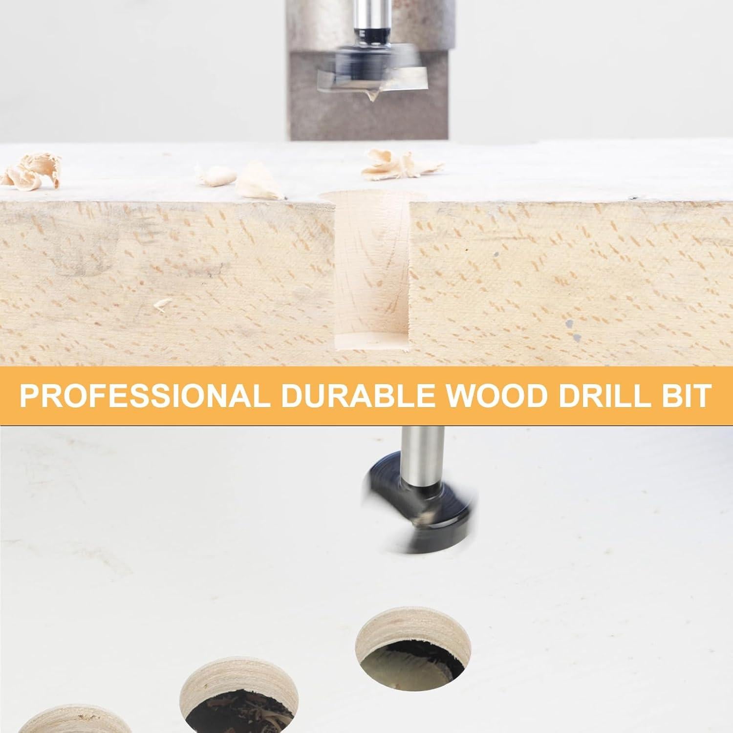 Broca Forstner 6.3mm CENYB Carburo YG8 para Madera y Plástico