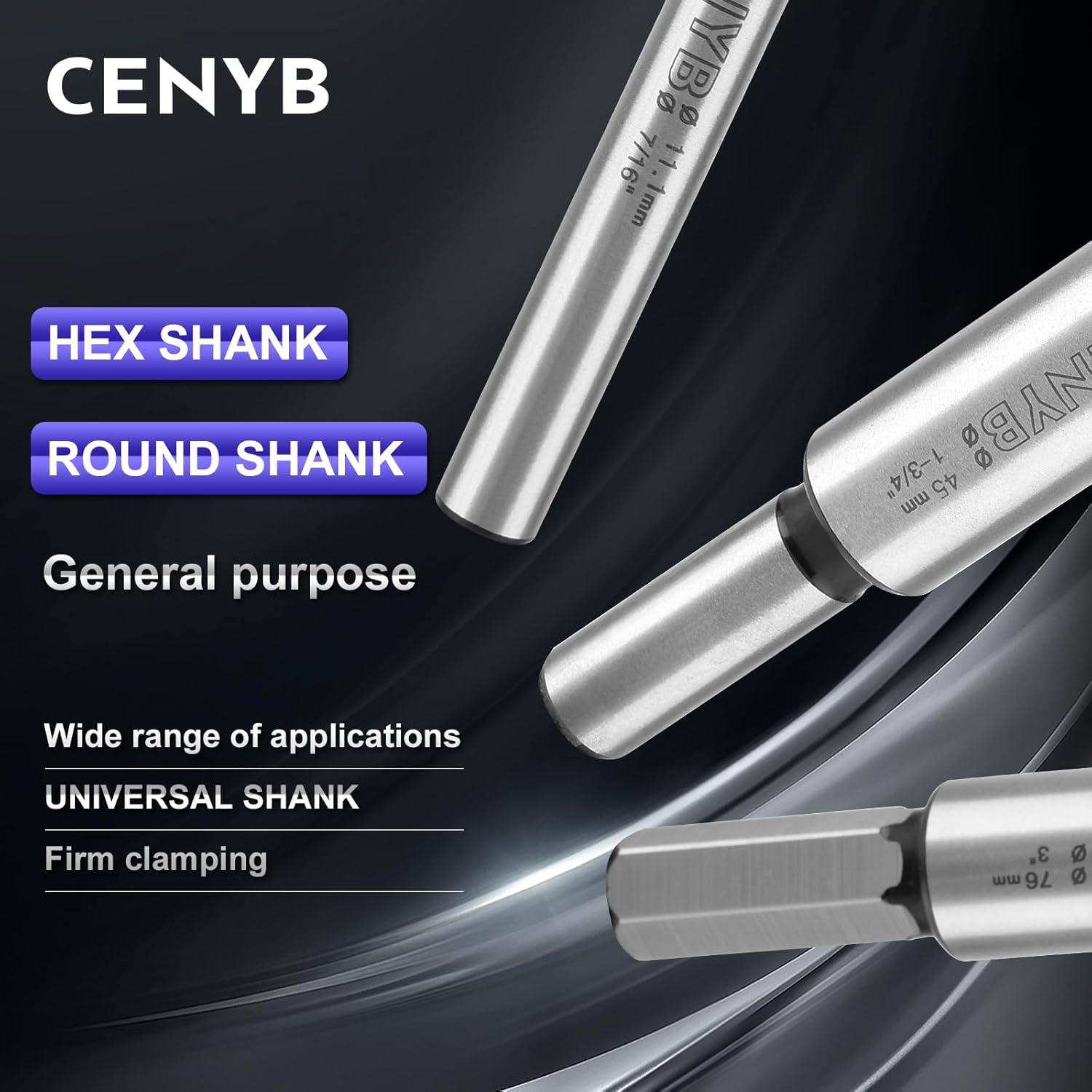 Broca Forstner 6.3mm CENYB Carburo YG8 para Madera y Plástico