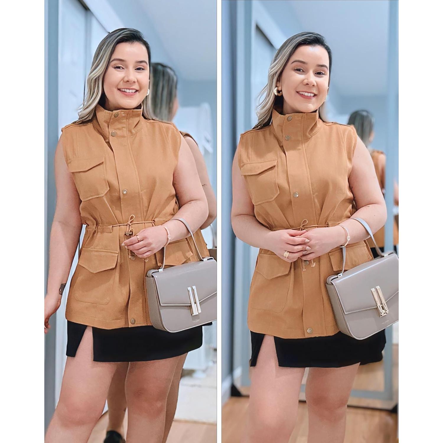 Chaleco Militar Sin Mangas Beyove para Mujeres - Ligero y Utilitario