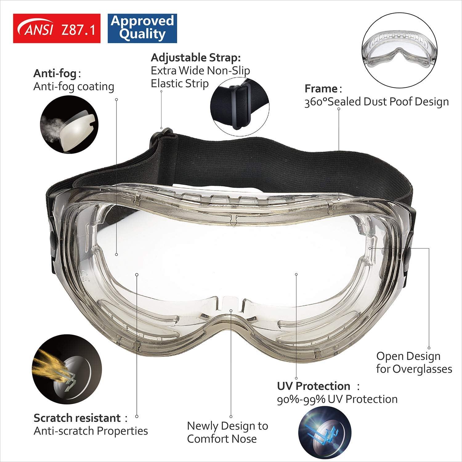 Gafas de Seguridad SAFEYEAR Antiempañantes Gris