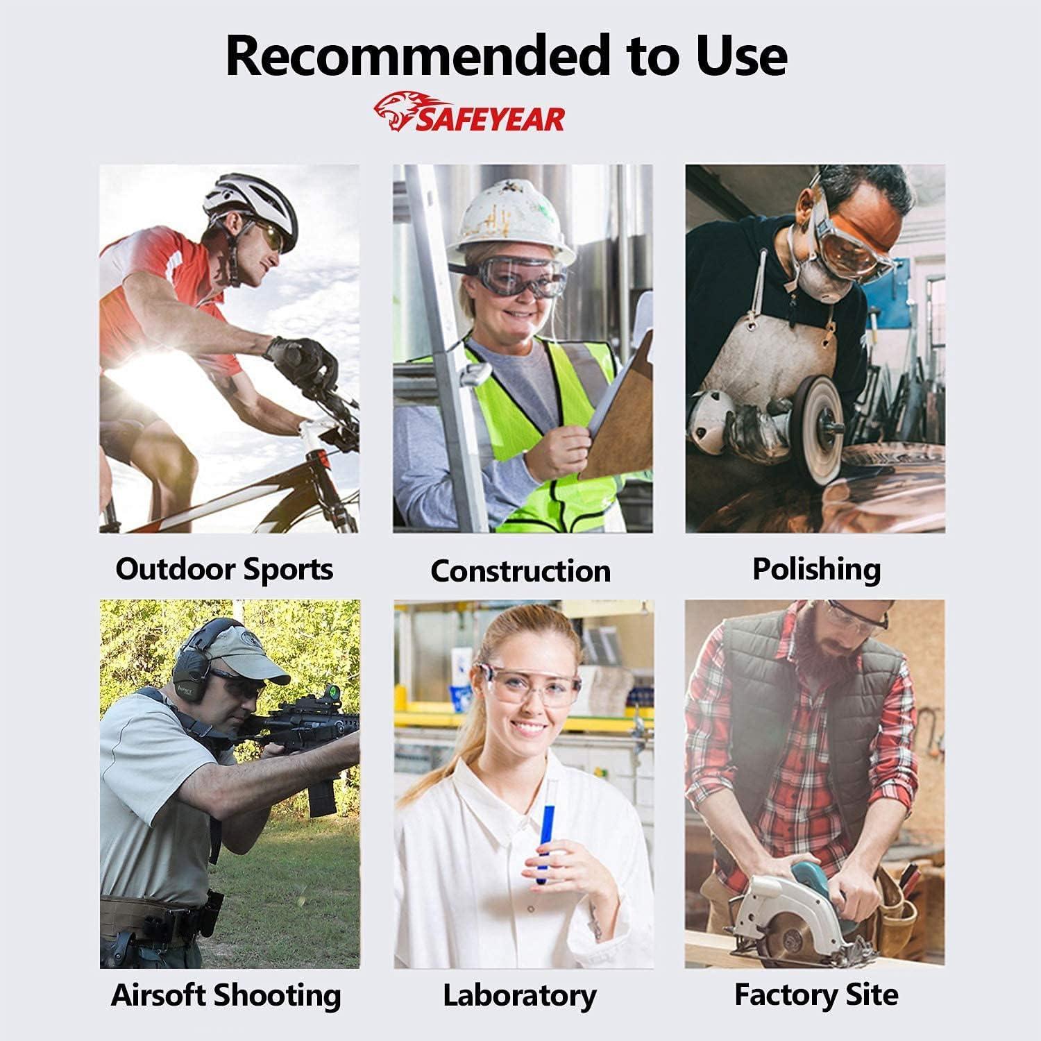 Gafas de Seguridad SAFEYEAR Antiempañantes Gris