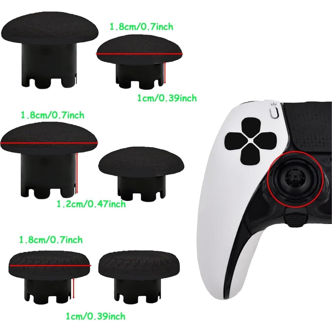 Tapa de Pulgar Intercambiable 6 en 1 Anglepingping para PS5