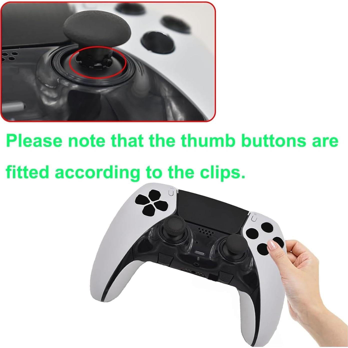 Tapa de Pulgar Intercambiable 6 en 1 Anglepingping para PS5