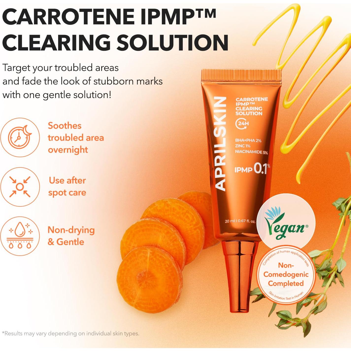 APRILSKIN Solución Limpiadora Carrotene IPMP 19.9ml - Vegana