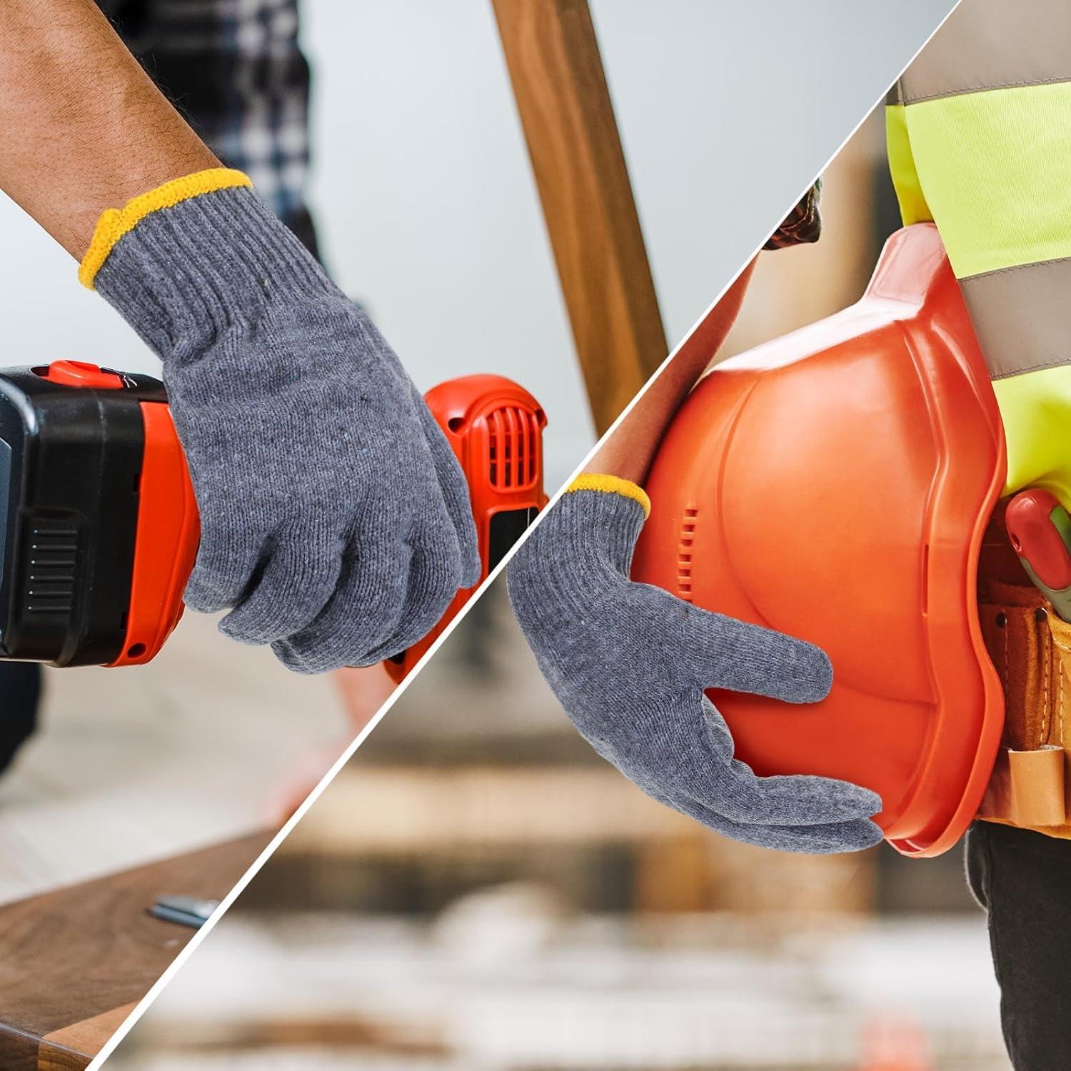 Guantes Sintuff 100 Pares Algodón y Poliester Seguridad