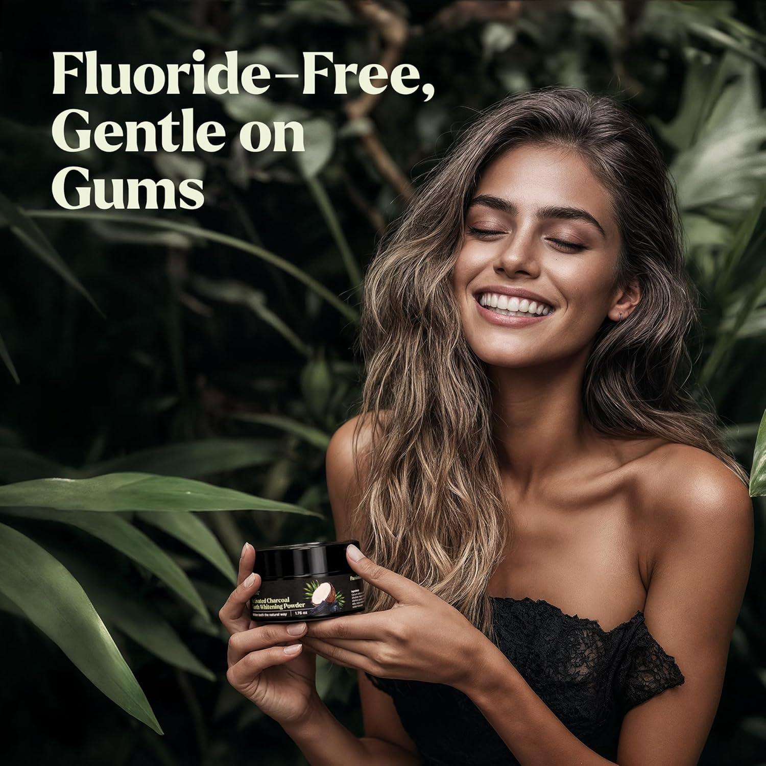 Polvo Blanqueador de Dientes de Carbón Activado Lagunamoon 50g