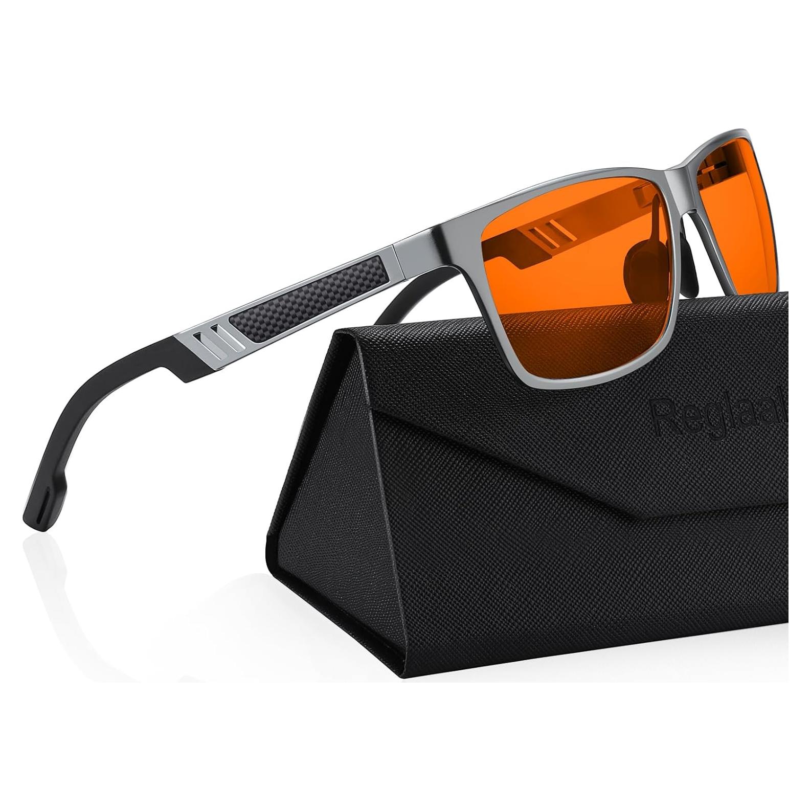 Gafas bloqueadoras luz azul Reglaaly naranjas para juegos