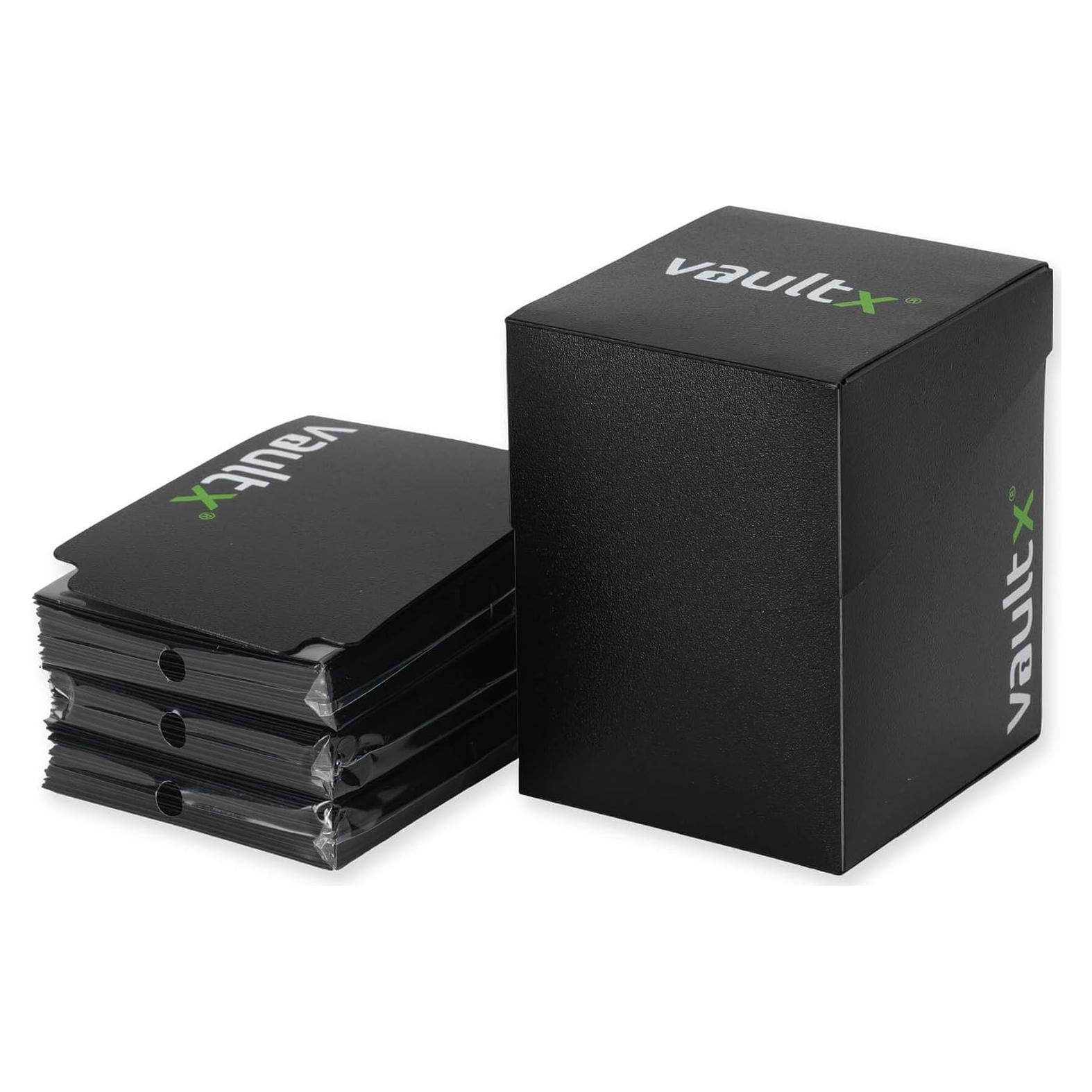 Caja de Barajas Vault X Negra + 150 Fundas Estándar