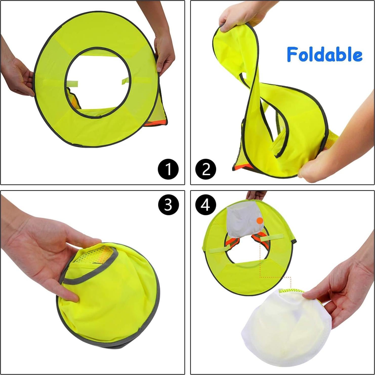 Cubierta de Sombra para Casco Tenpluszero 3 Paquetes Amarillo