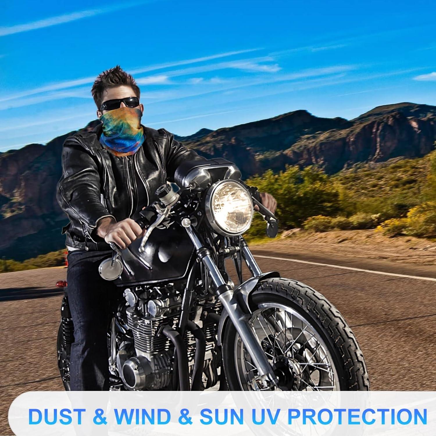 Paquete de 6 Gaiters de Cuello Bandana Multifuncional