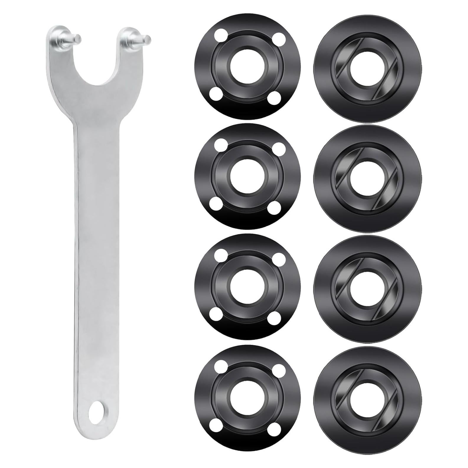 9 Piezas Tuercas y Llave para Amoladora Angular MUZHUPGUZ