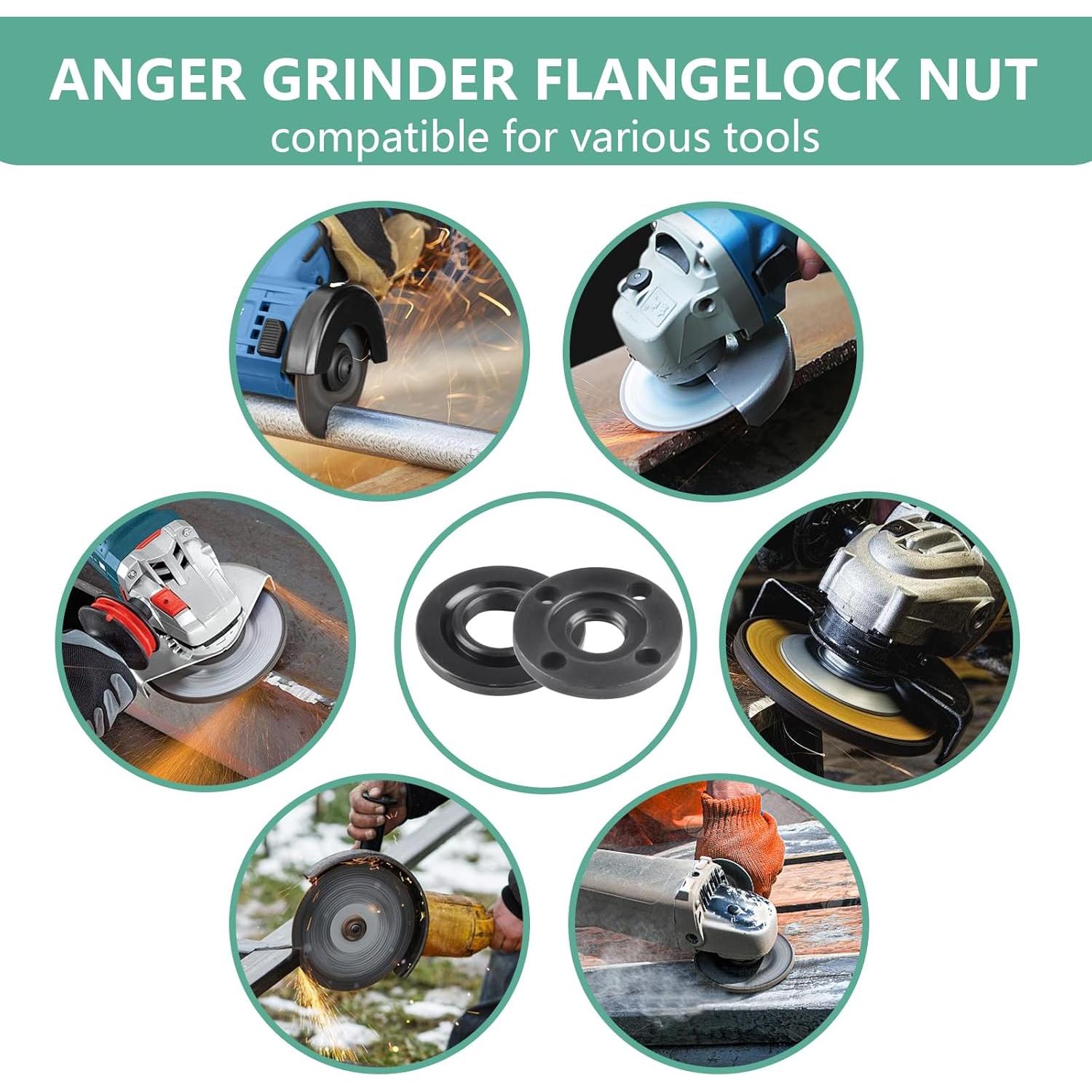 9 Piezas Tuercas y Llave para Amoladora Angular MUZHUPGUZ