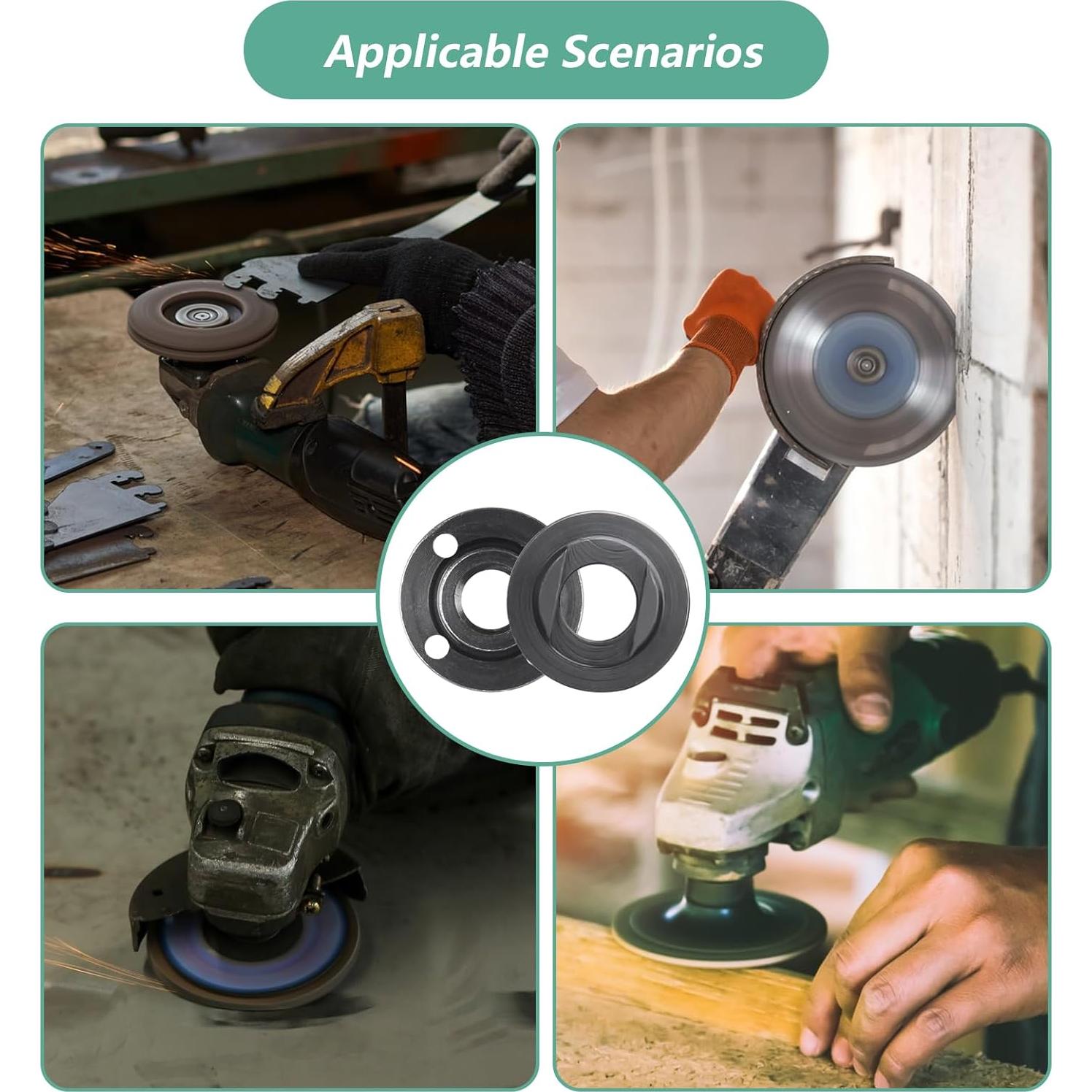 9 Piezas Tuercas y Llave para Amoladora Angular MUZHUPGUZ