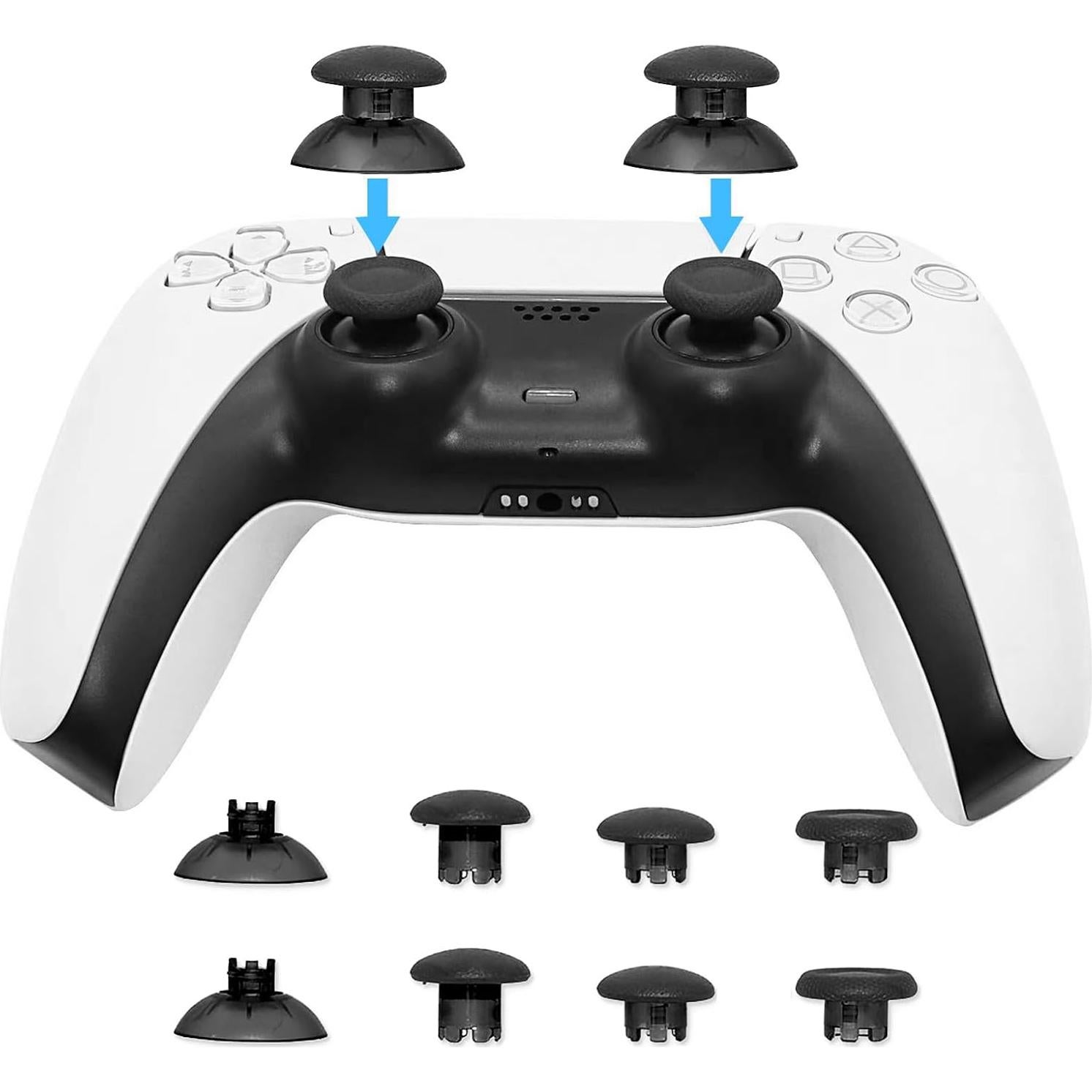 Thumbsticks Intercambiables EASEGMER para PS5/PS4/Xbox - 8 en 1