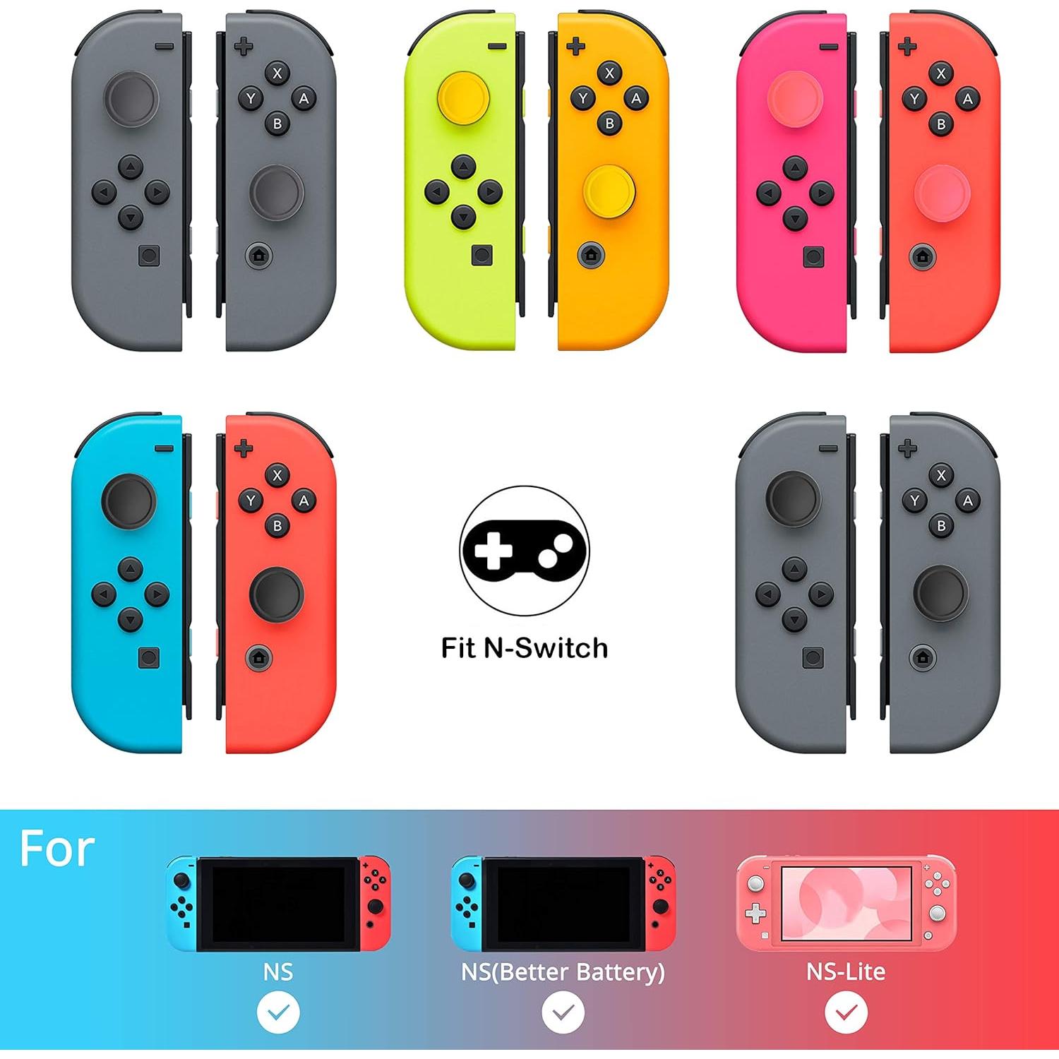 Tapa de Pulgar Ferkurn para Joycon Switch OLED y Lite - 8 Piezas