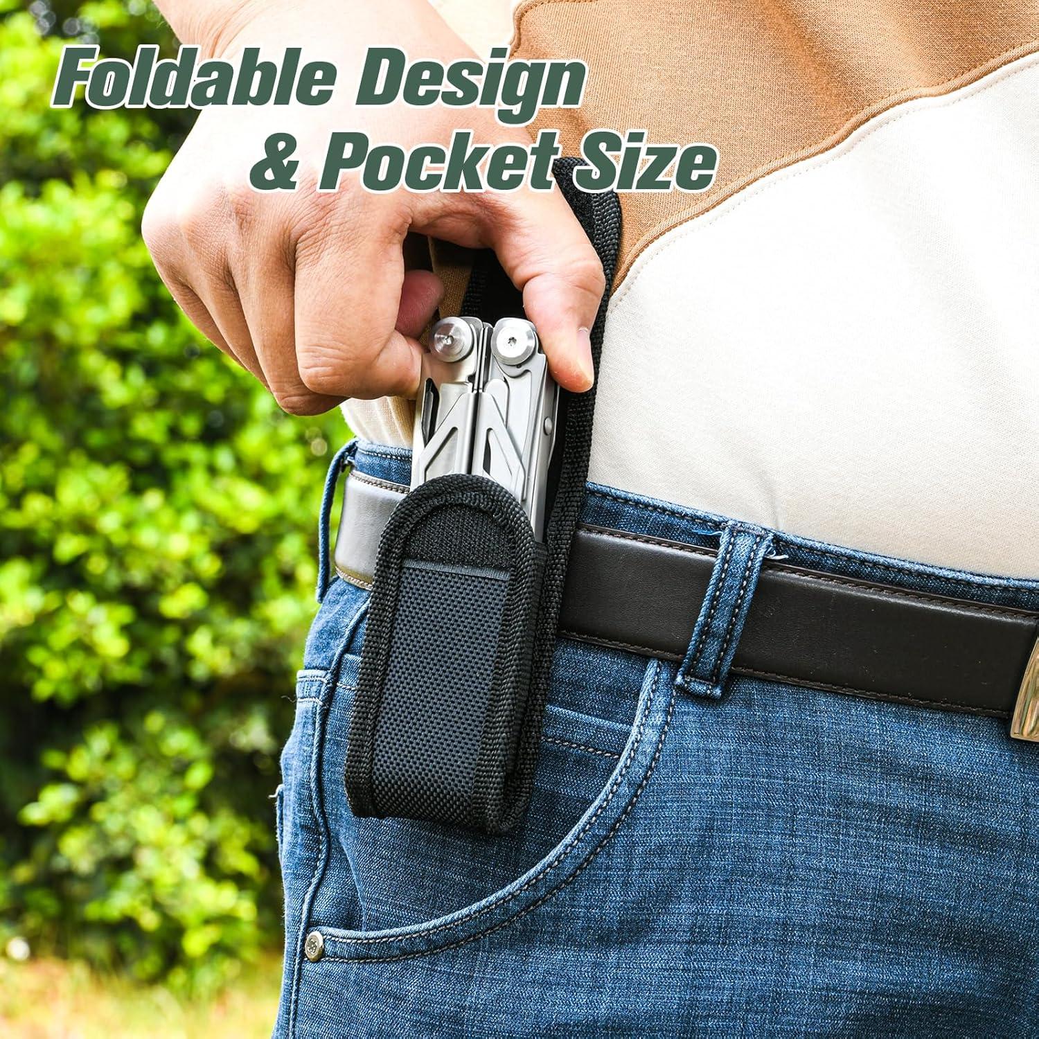 Multiherramienta de bolsillo FLYHOMES 16 en 1 Acero Inoxidable