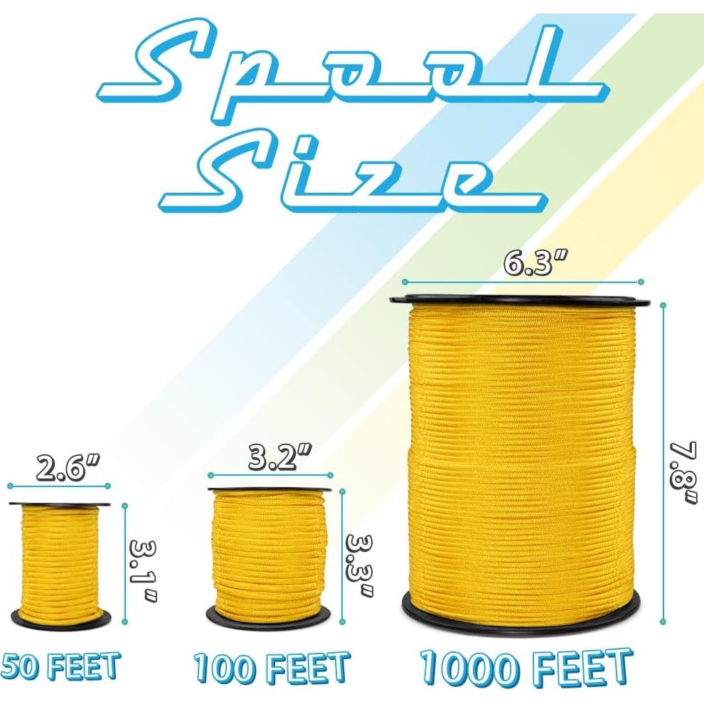 Bobina de Paracord 550lb West Coast Paracord 15.24m Púrpura Ácido