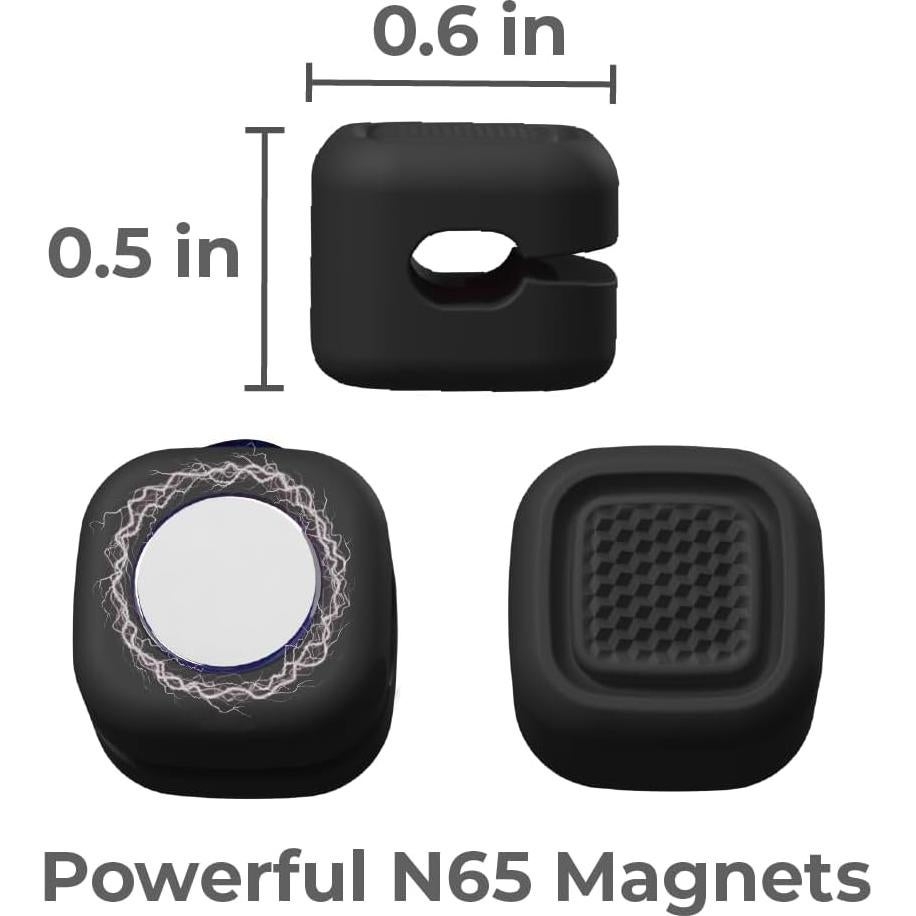 BLACK+DECKER Organizador de Cables Magnético - 4 Clips