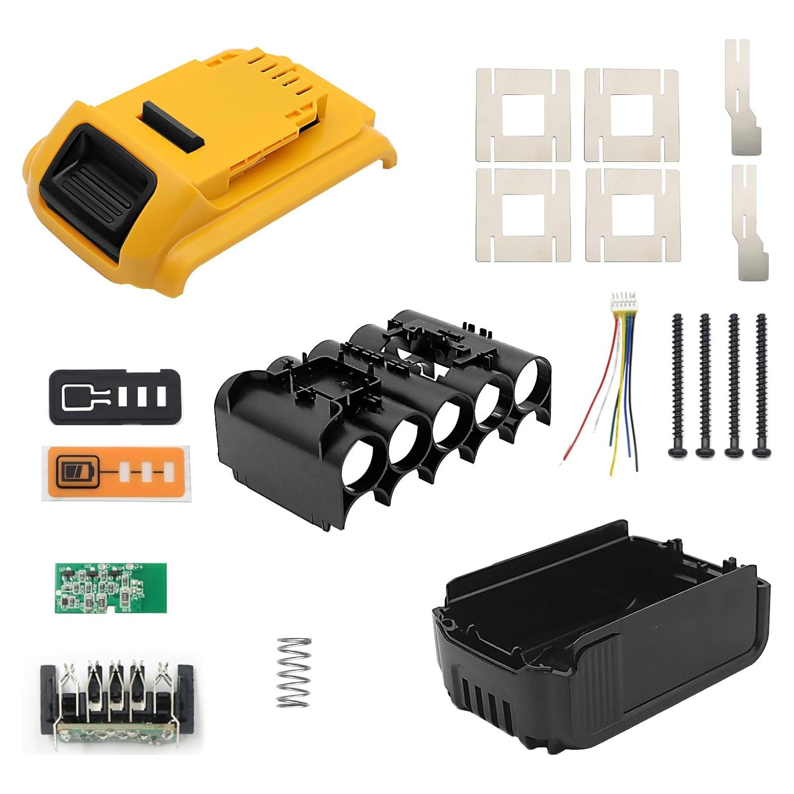 Carcasa de Batería Reemplazo Akocire para Dewalt DCB200-205