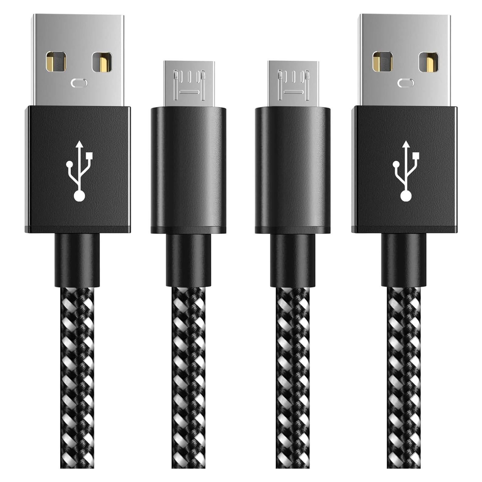 Cable de carga Micro USB 6amLifestyle 3m para PS4 y Xbox