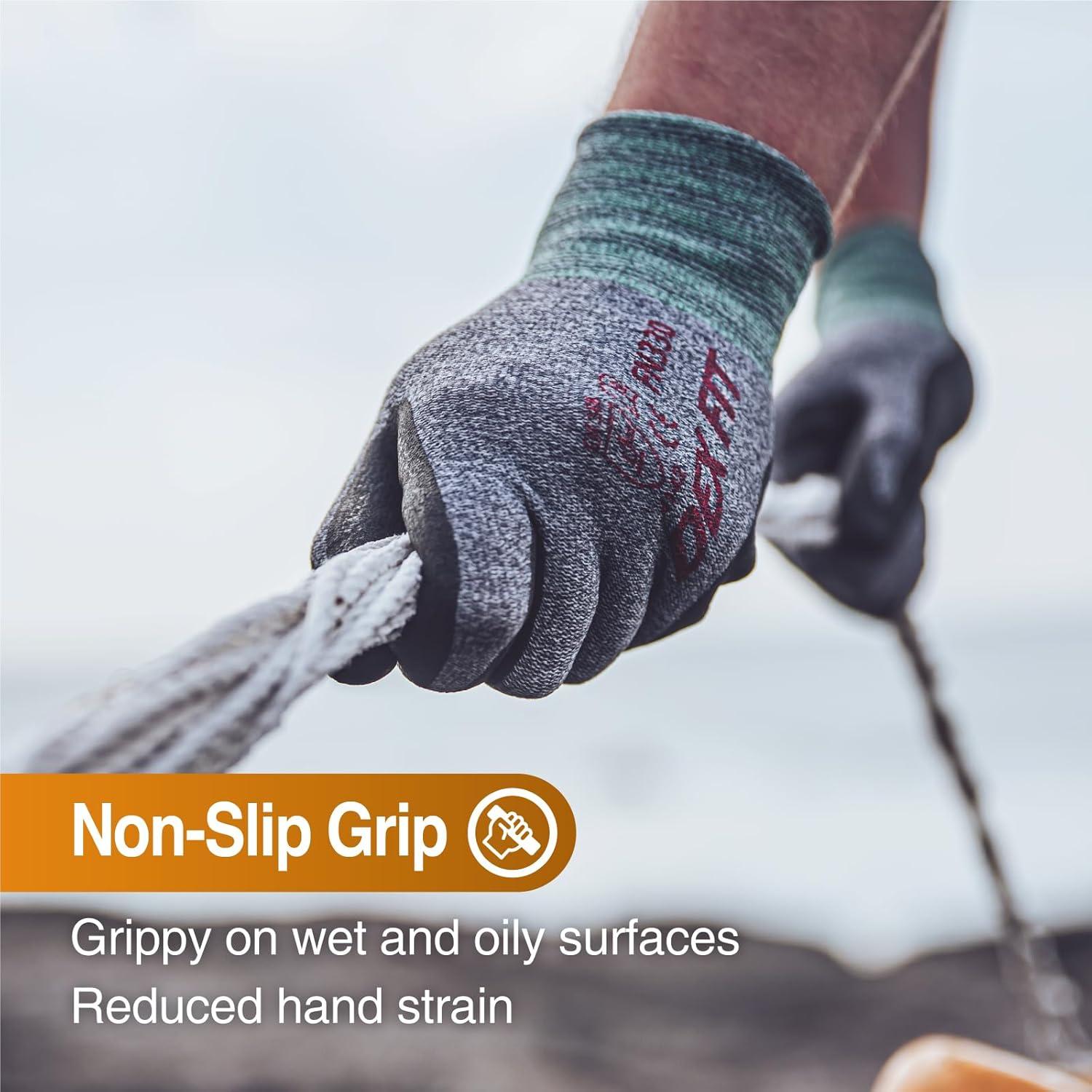 Guantes de Trabajo DEX FIT FN330 Nitrilo 3 Pares Mediano