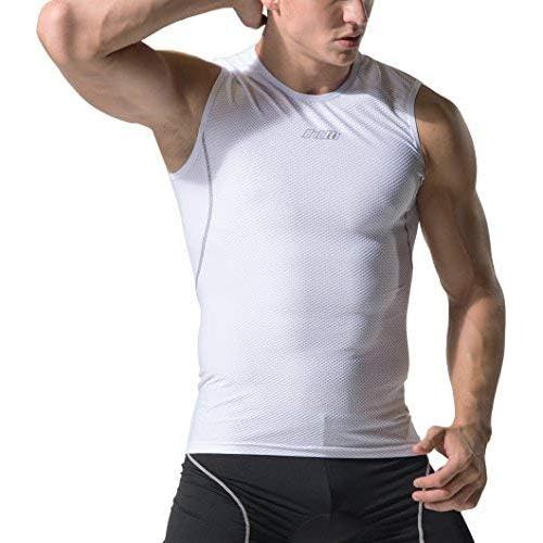 Capa Base Sin Mangas bpbtti para Ciclismo y Correr - Gris