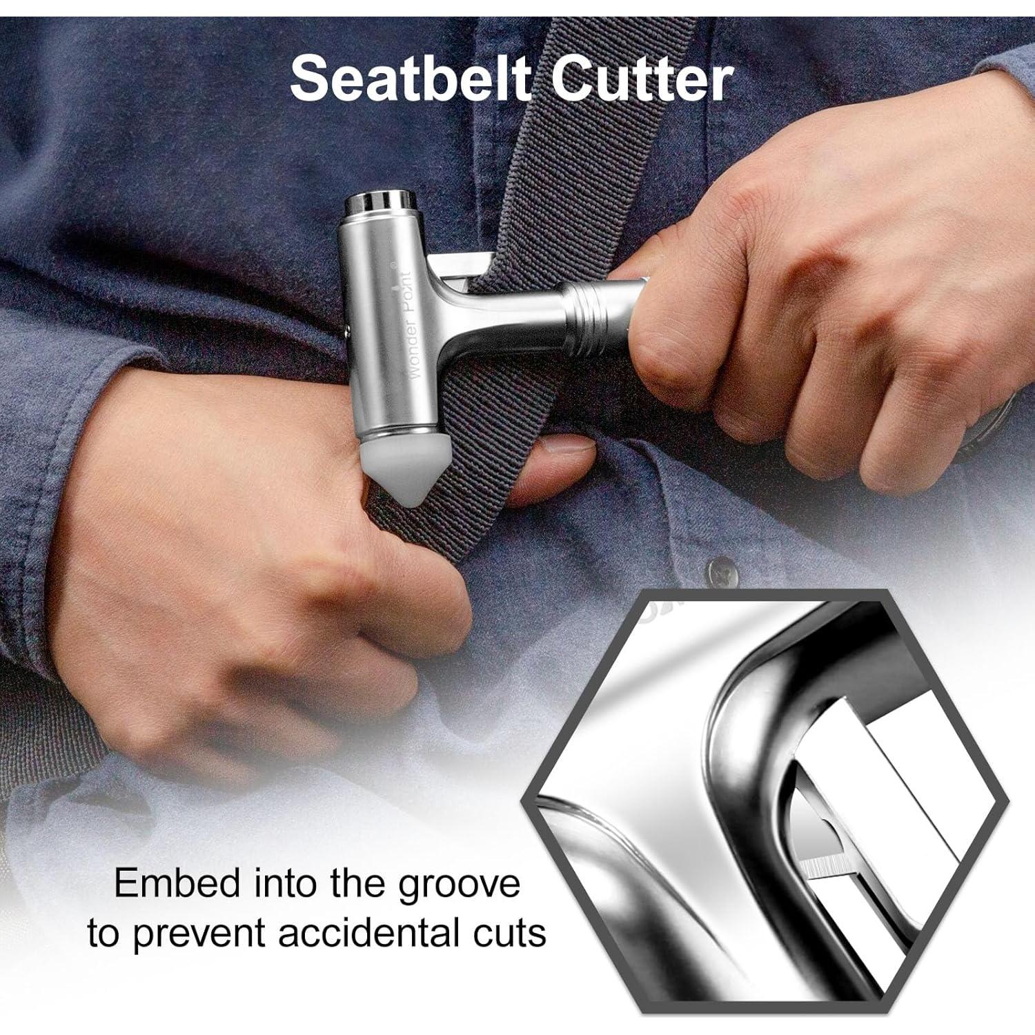 Rompe Cristales de Coche WONDER POINT 2 Piezas Seguridad