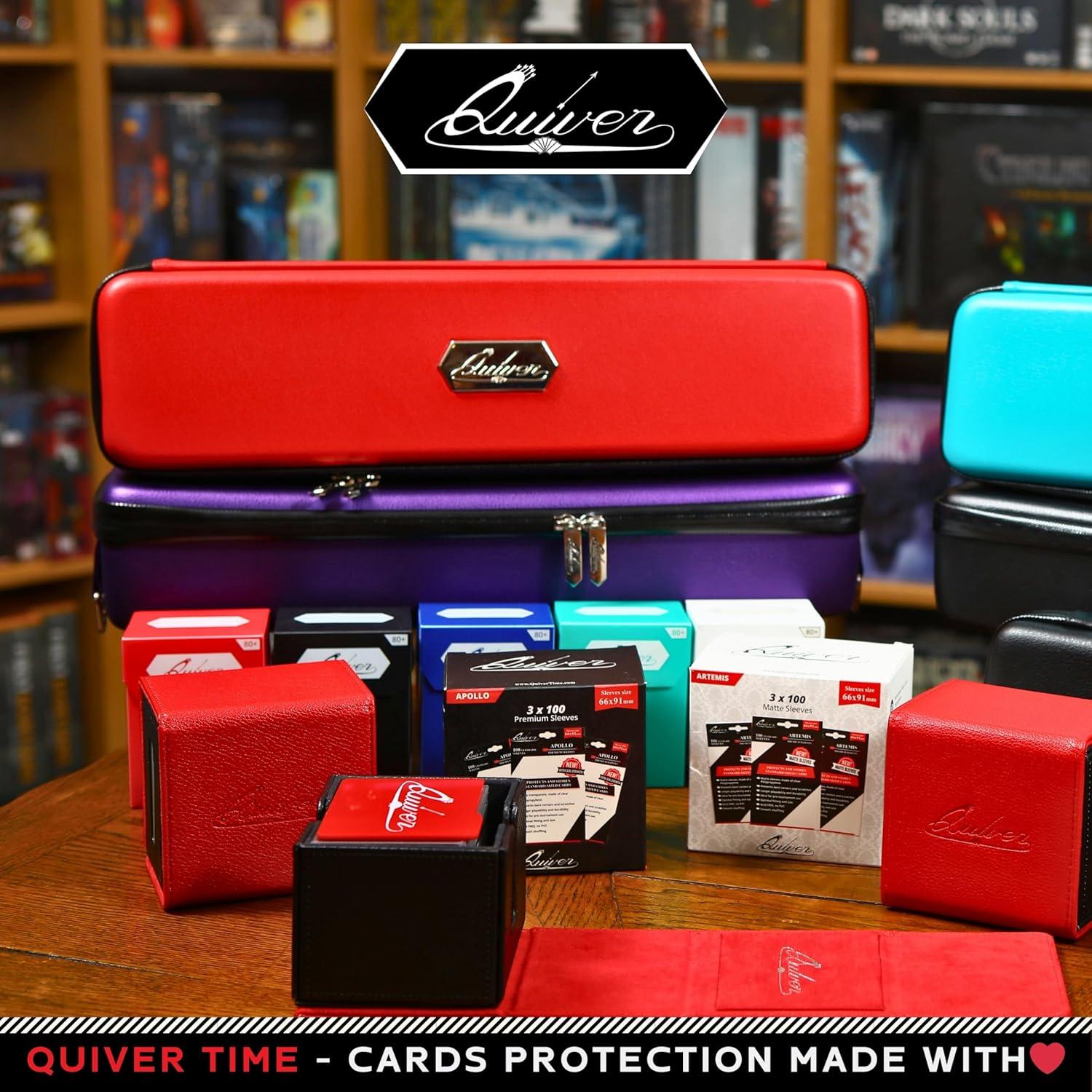 Funda de Transporte Quiver Time Negra para Cartas TCG - 1350 cartas