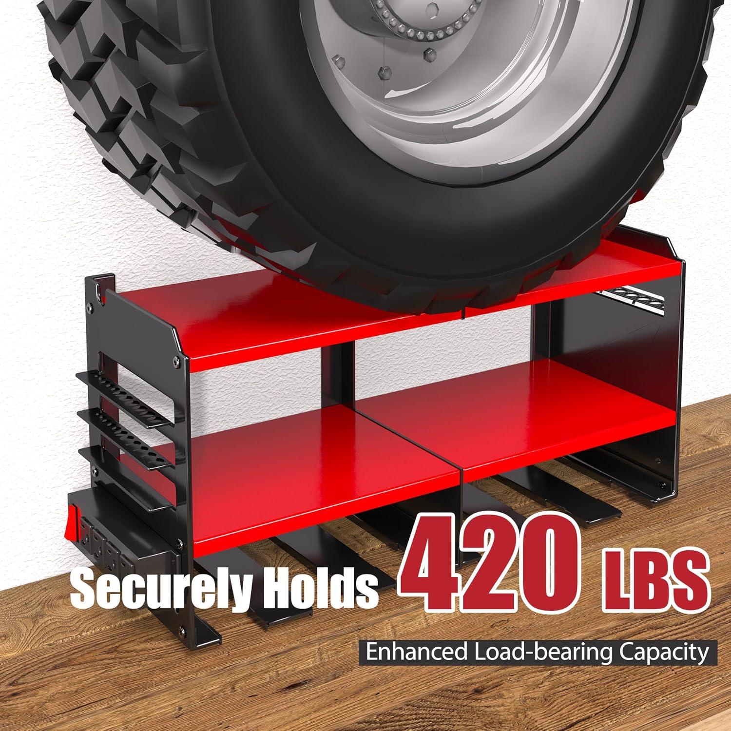 Organizador de Herramientas Eléctricas Spampur Rojo 6 Ranuras