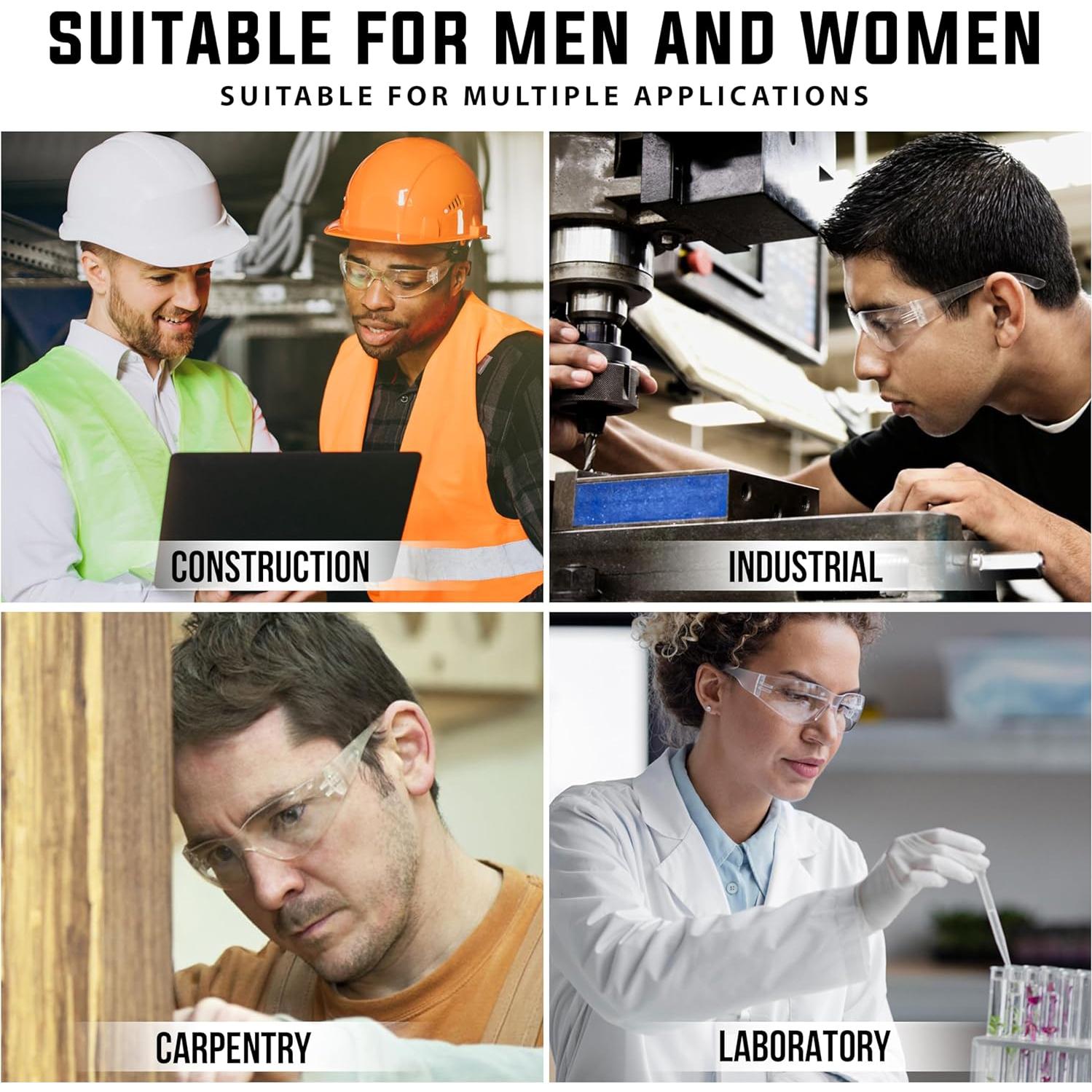 Gafas de Seguridad BISON LIFE - Lente Claro Antirrayaduras