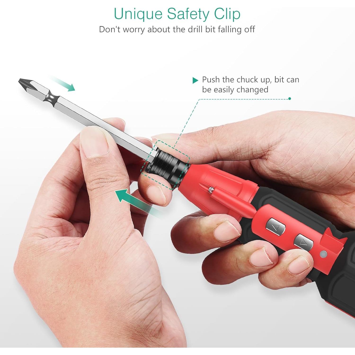 Destornillador Eléctrico Inalámbrico ORIA 12 en 1 Recargable