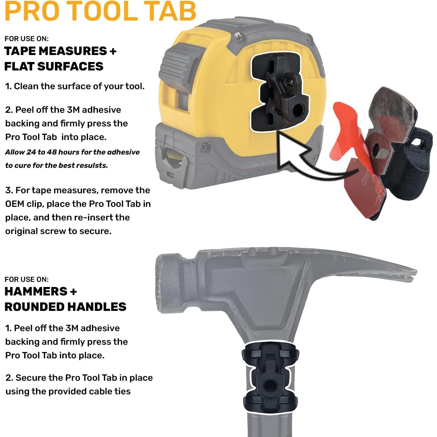Soporte de Herramientas Pro Spider - Kit Cinta Métrica + Martillo