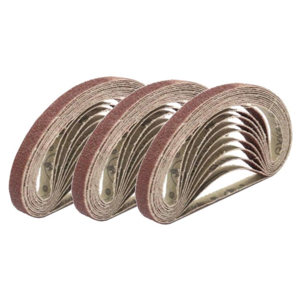 Cinturones de Lijado Zivisk 13mm x 457mm 60 Granos Paquete 30