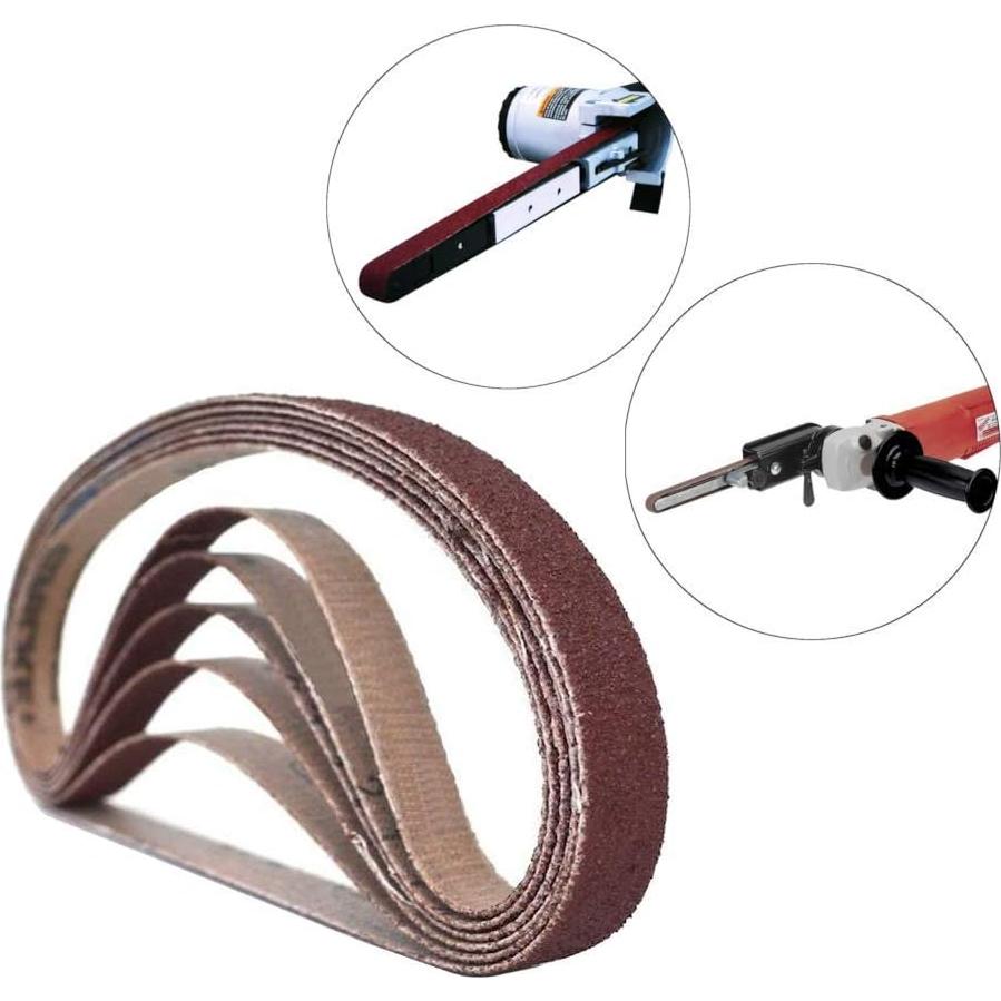 Cinturones de Lijado Zivisk 13mm x 457mm 60 Granos Paquete 30